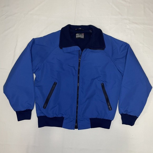 Vintage IDITAROD ALASKA Wolf Sled Dog Fleece Lined Snow Jacket Made in USA Large - Picture 4 of 12